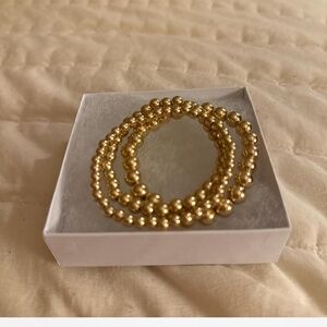 Gold bracelets